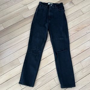 Abercrombie curve love 90s straight ultra high-rise jeans